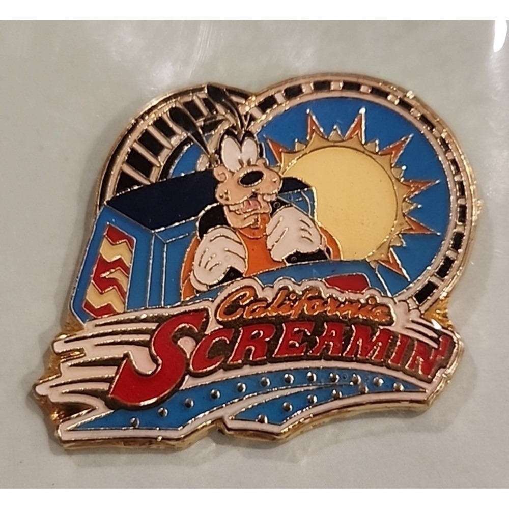 Disney California Adventure Attractions Booster 4 Pin Set 2012 NEW SEALED 89595 - Picture 4 of 6
